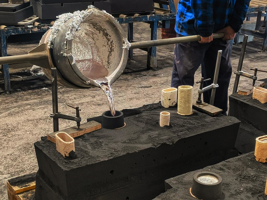 Aluminium in Sandgießen